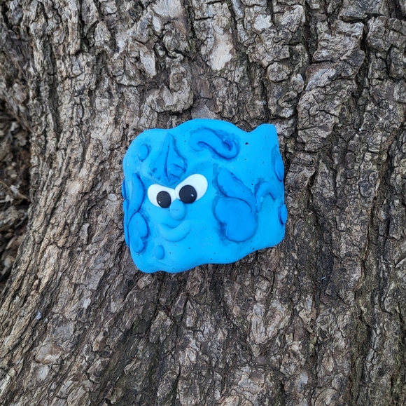 🦋Blue🧊Turquoise Clay 💧Face Bracelet🦋Cuff - Picture 6 of 11